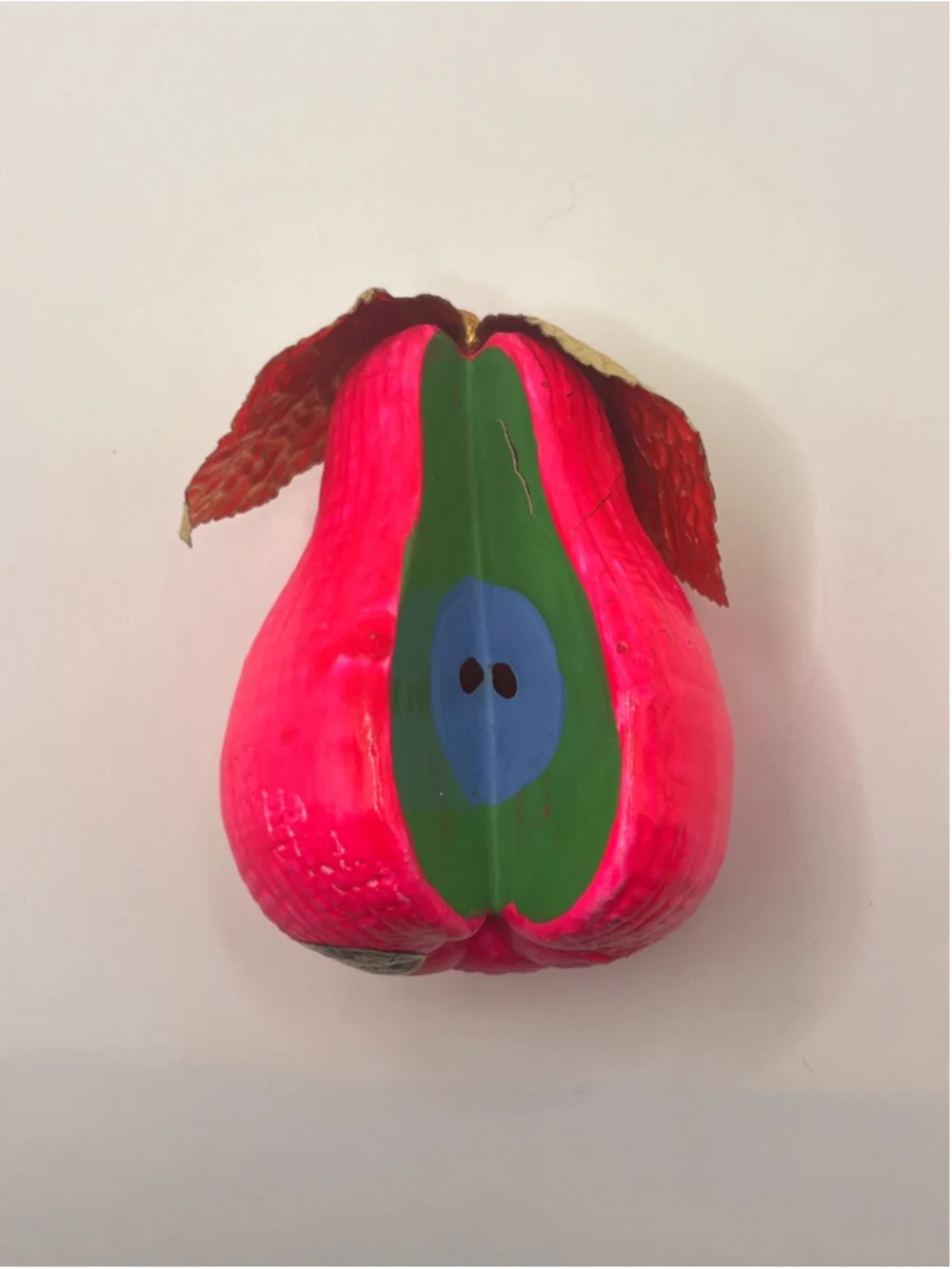 Vintage Dickson Japan Set of 6 Fruit Christmas Ornaments Apple Pear Lemon MCM